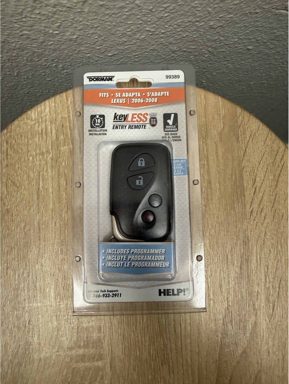 Dorman 99389 Keyless Remote with Programmer - Lexus IS GS ES LS 2006-2008-NEW!